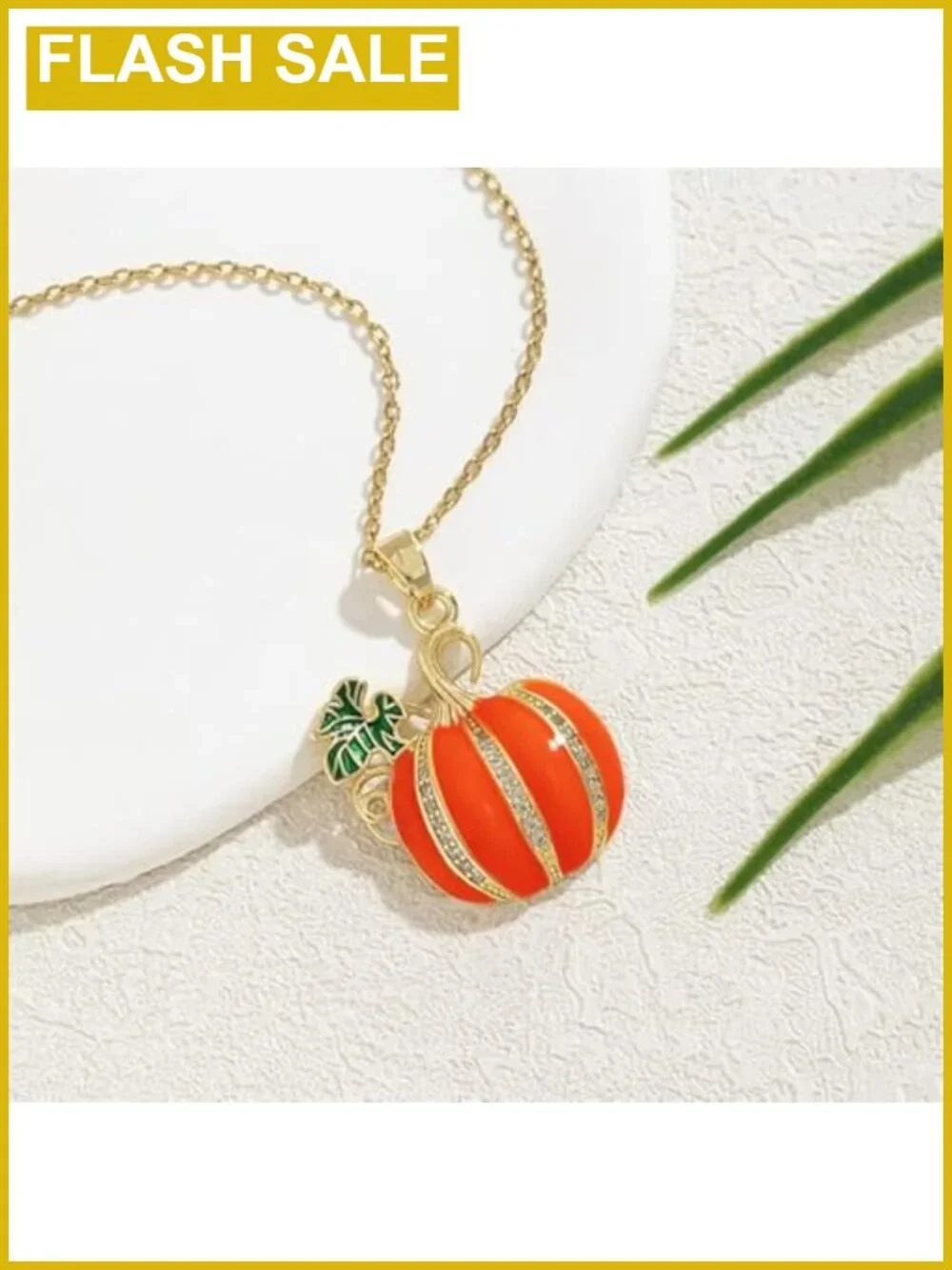 N/A rhinestone pumpkin